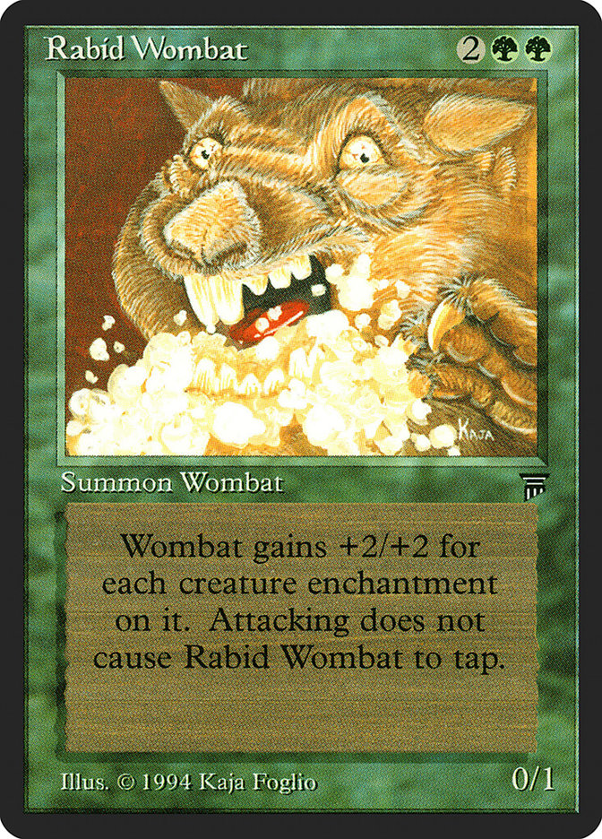 Rabid Wombat [Legends] | The Gaming-Verse