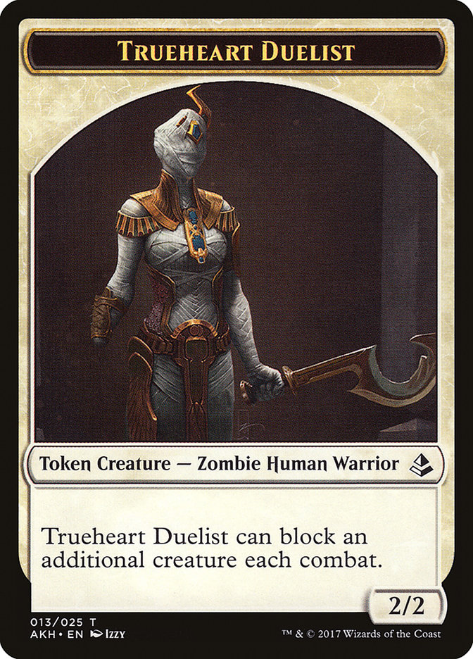 Trueheart Duelist Token [Amonkhet Tokens] | The Gaming-Verse