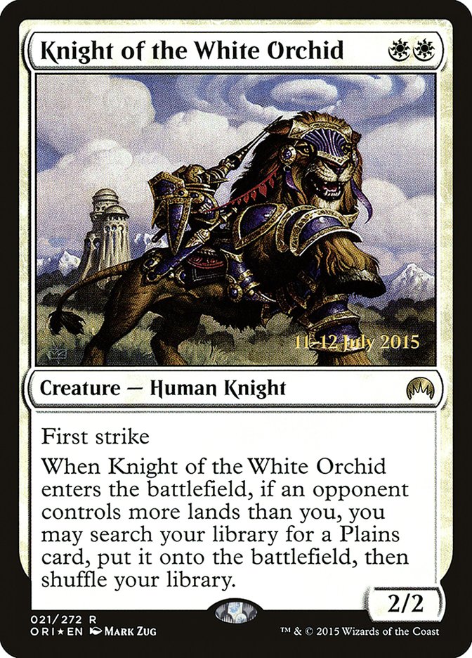 Knight of the White Orchid [Magic Origins Prerelease Promos] | The Gaming-Verse