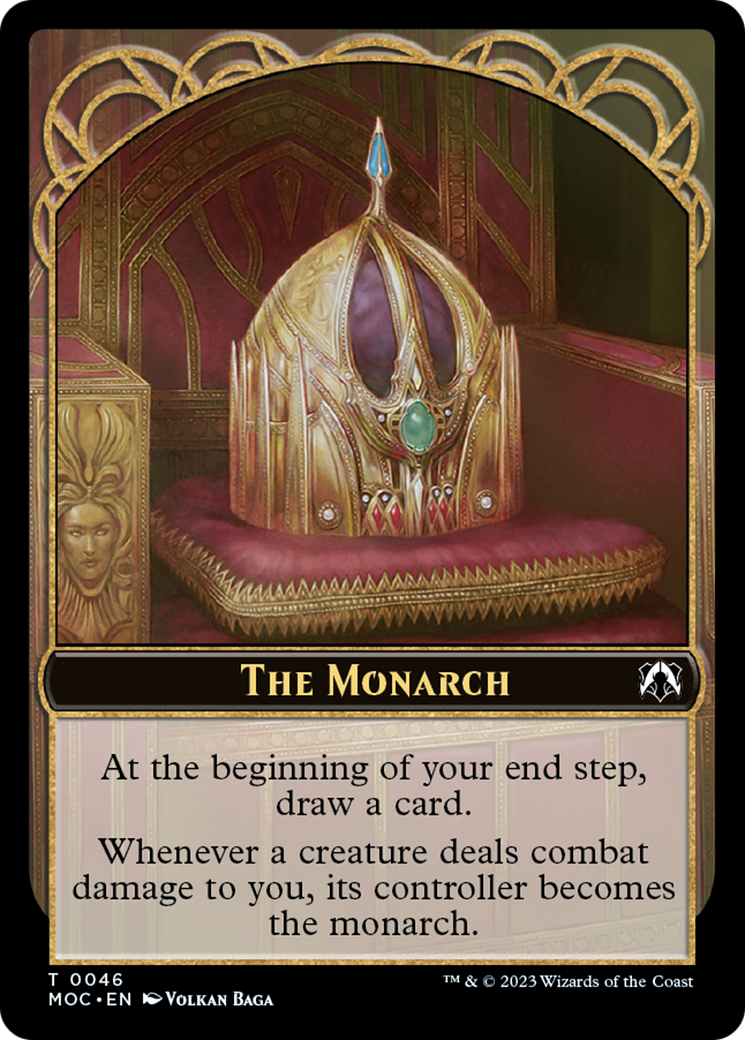 The Monarch // Shapeshifter Double-Sided Token [March of the Machine Commander Tokens] | The Gaming-Verse