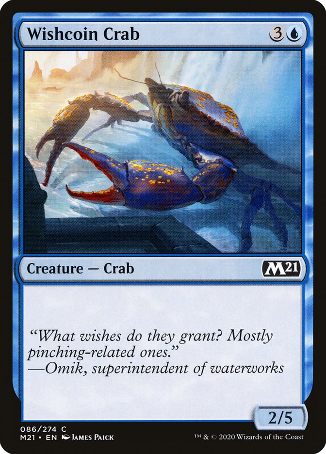 Wishcoin Crab [Core Set 2021] | The Gaming-Verse