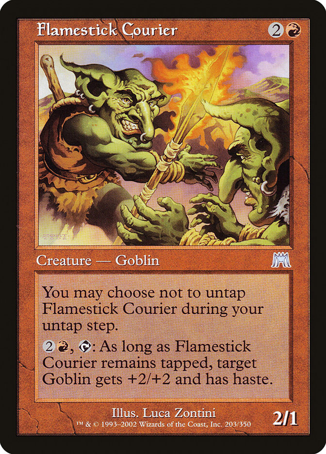 Flamestick Courier [Onslaught] | The Gaming-Verse