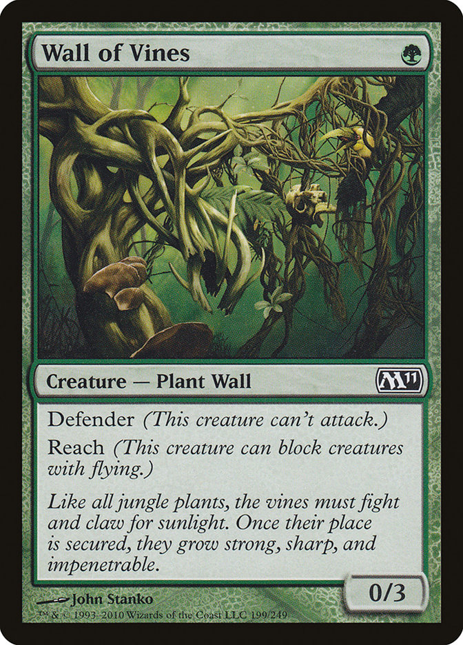 Wall of Vines [Magic 2011] | The Gaming-Verse
