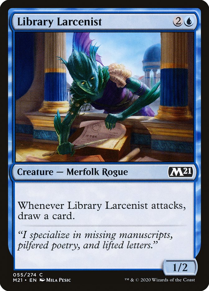 Library Larcenist [Core Set 2021] | The Gaming-Verse