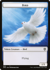 Bird // Cat Double-Sided Token [Phyrexia: All Will Be One Commander Tokens] | The Gaming-Verse