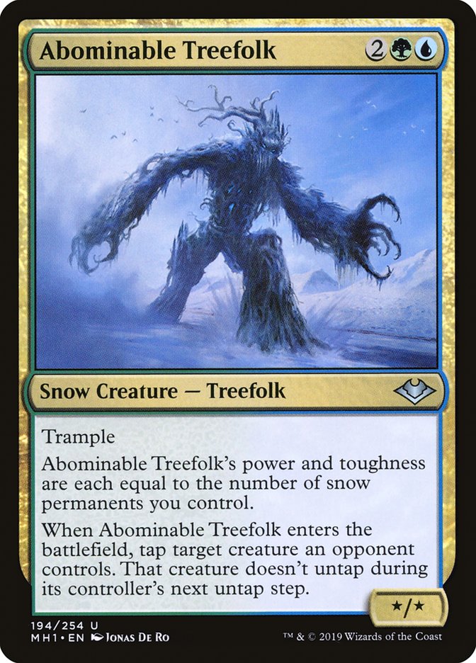 Abominable Treefolk [Modern Horizons] | The Gaming-Verse