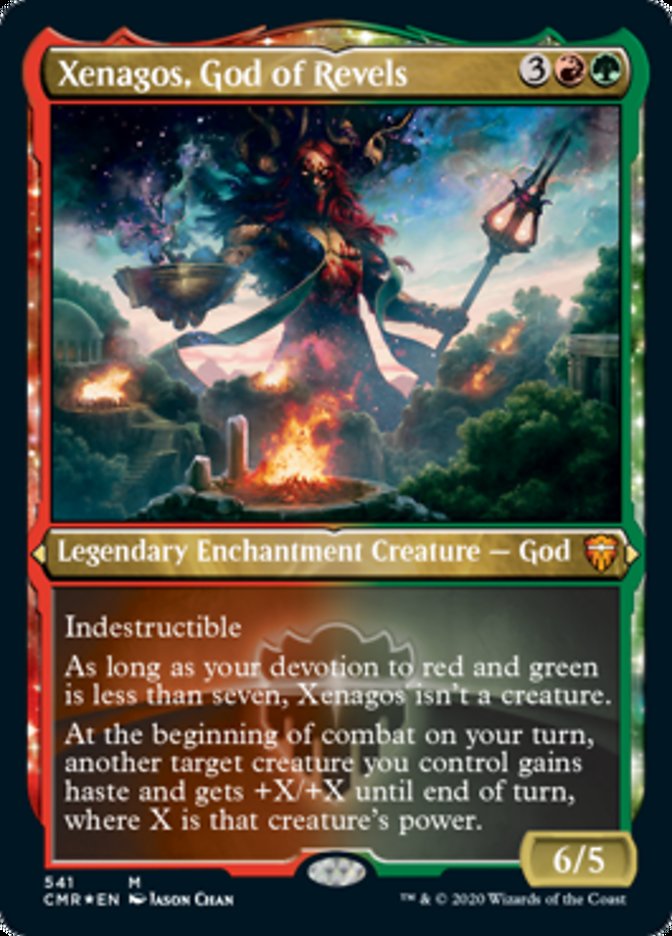 Xenagos, God of Revels [Commander Legends Etched] | The Gaming-Verse