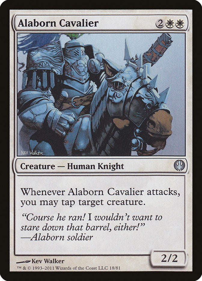 Alaborn Cavalier [Duel Decks: Knights vs. Dragons] | The Gaming-Verse