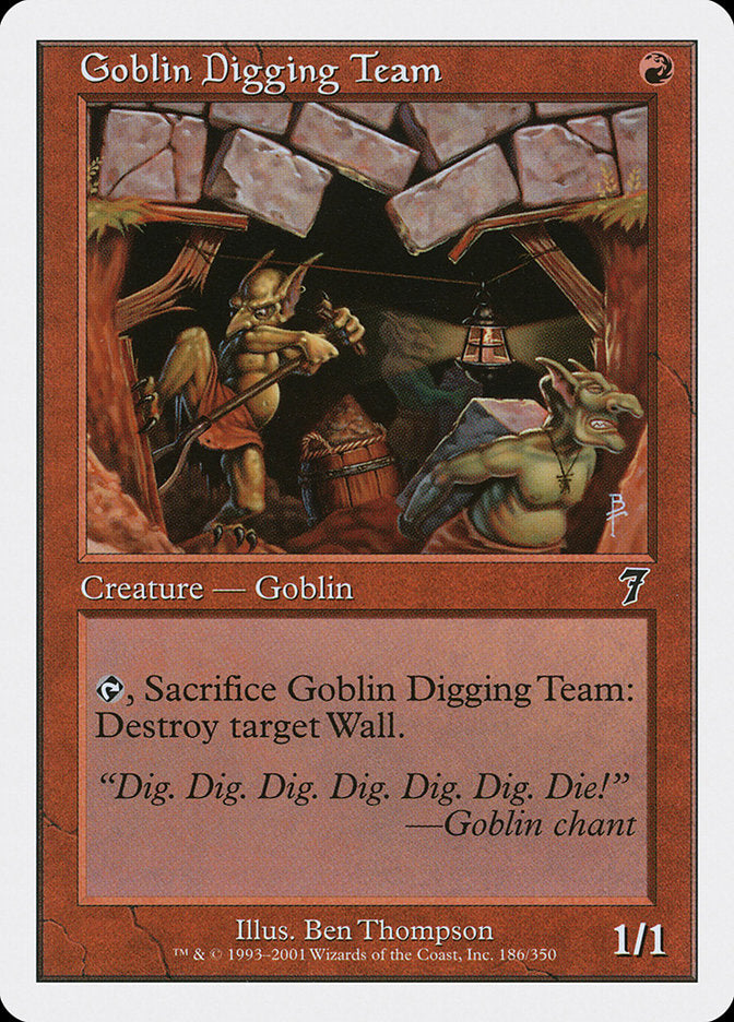 Goblin Digging Team [Seventh Edition] | The Gaming-Verse