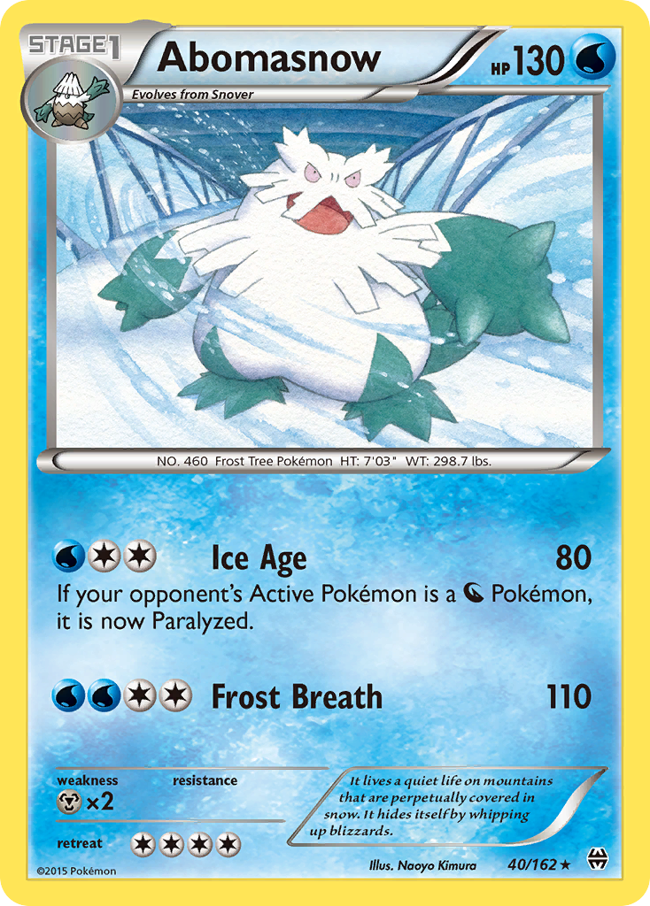 Abomasnow (40/162) [XY: BREAKthrough] | The Gaming-Verse