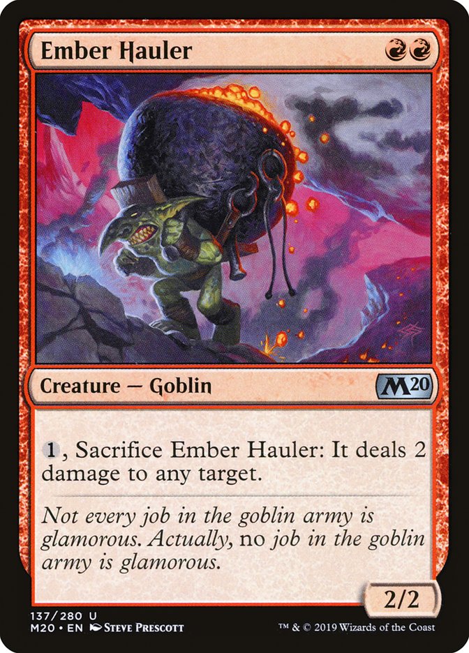 Ember Hauler [Core Set 2020] | The Gaming-Verse