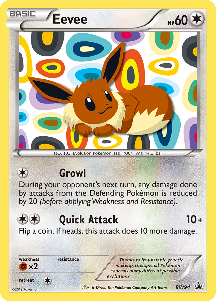 Eevee (BW94) [Black & White: Black Star Promos] | The Gaming-Verse