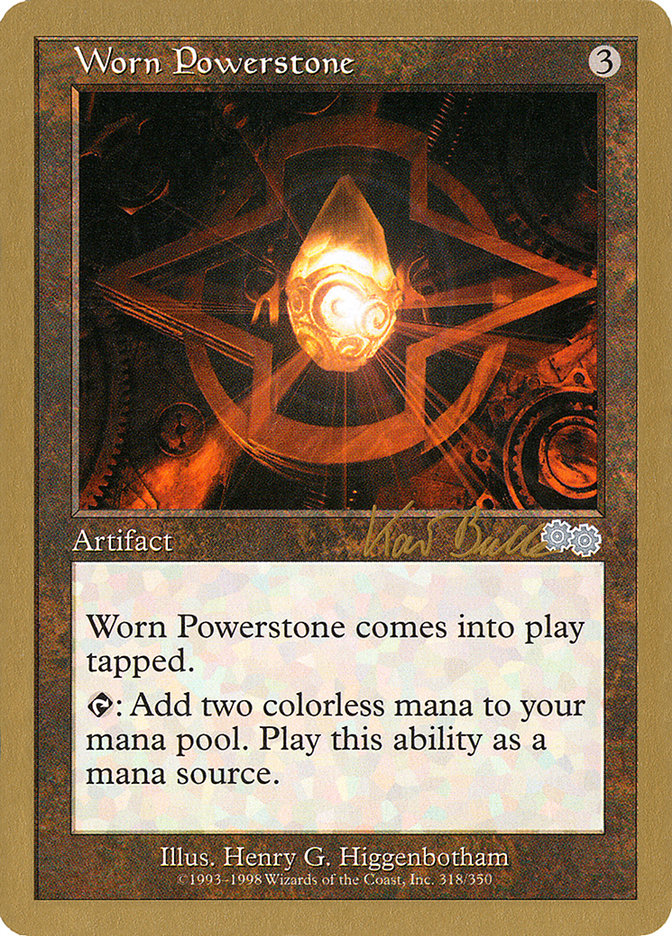 Worn Powerstone (Kai Budde) [World Championship Decks 1999] | The Gaming-Verse