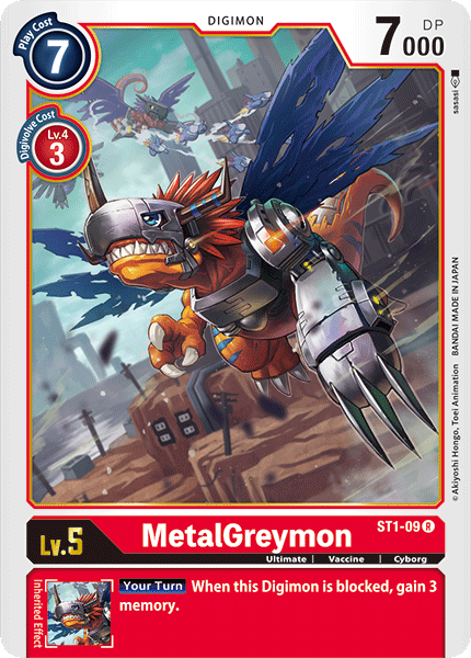 MetalGreymon [ST1-09] [Starter Deck: Gaia Red] | The Gaming-Verse