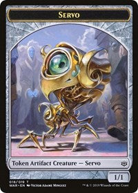 Servo // Dragon Double-sided Token (Challenger 2020) [Unique and Miscellaneous Promos] | The Gaming-Verse