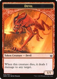 Devil // Satyr Double-sided Token (Challenger 2020) [Unique and Miscellaneous Promos] | The Gaming-Verse