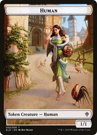 Human Double-sided Token (Challenger 2020) [Unique and Miscellaneous Promos] | The Gaming-Verse