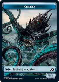 Kraken // Elemental (010) Double-sided Token [Commander 2020] | The Gaming-Verse