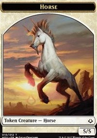 Horse // Zombie Double-sided Token [Hour of Devastation Tokens] | The Gaming-Verse