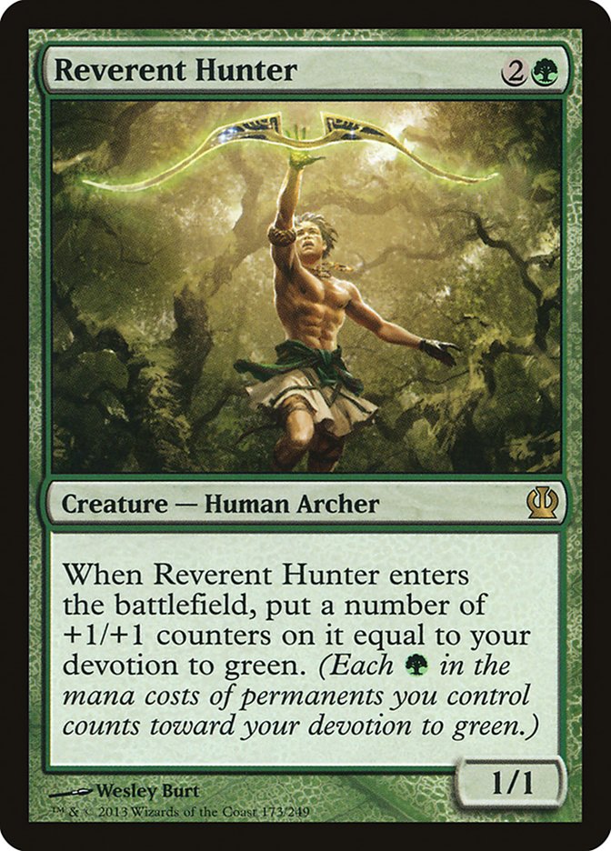 Reverent Hunter [Theros] | The Gaming-Verse