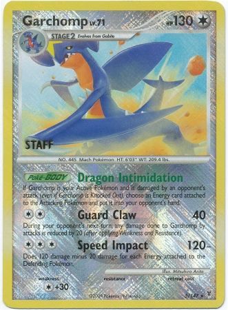 Garchomp (5/147) (Championship Promo Staff) [Platinum: Supreme Victors] | The Gaming-Verse