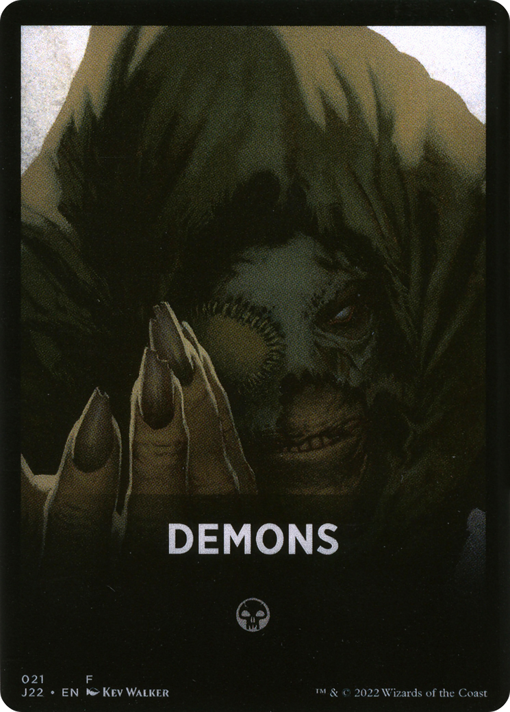 Demons Theme Card [Jumpstart 2022 Front Cards] | The Gaming-Verse