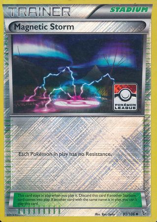 Magnetic Storm (91/106) (League Promo) [XY: Flashfire] | The Gaming-Verse