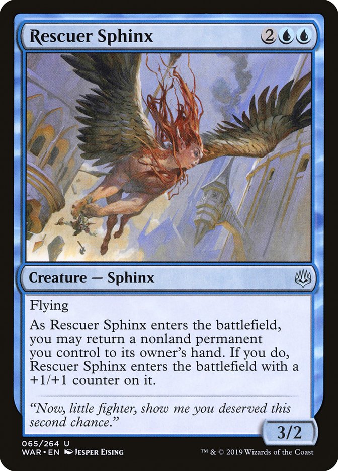 Rescuer Sphinx [War of the Spark] | The Gaming-Verse