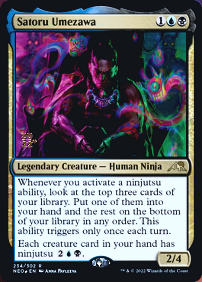 Satoru Umezawa [Kamigawa: Neon Dynasty Prerelease Promos] | The Gaming-Verse