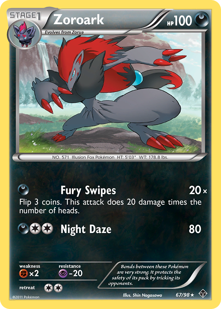 Zoroark (67/98) [Black & White: Emerging Powers] | The Gaming-Verse