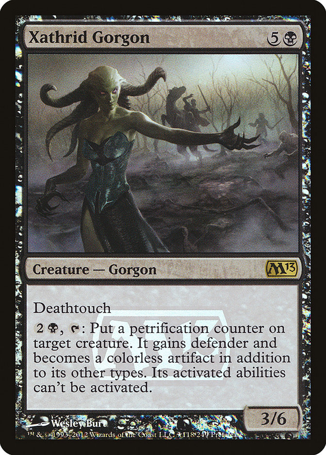 Xathrid Gorgon [Magic 2013 Prerelease Promos] | The Gaming-Verse