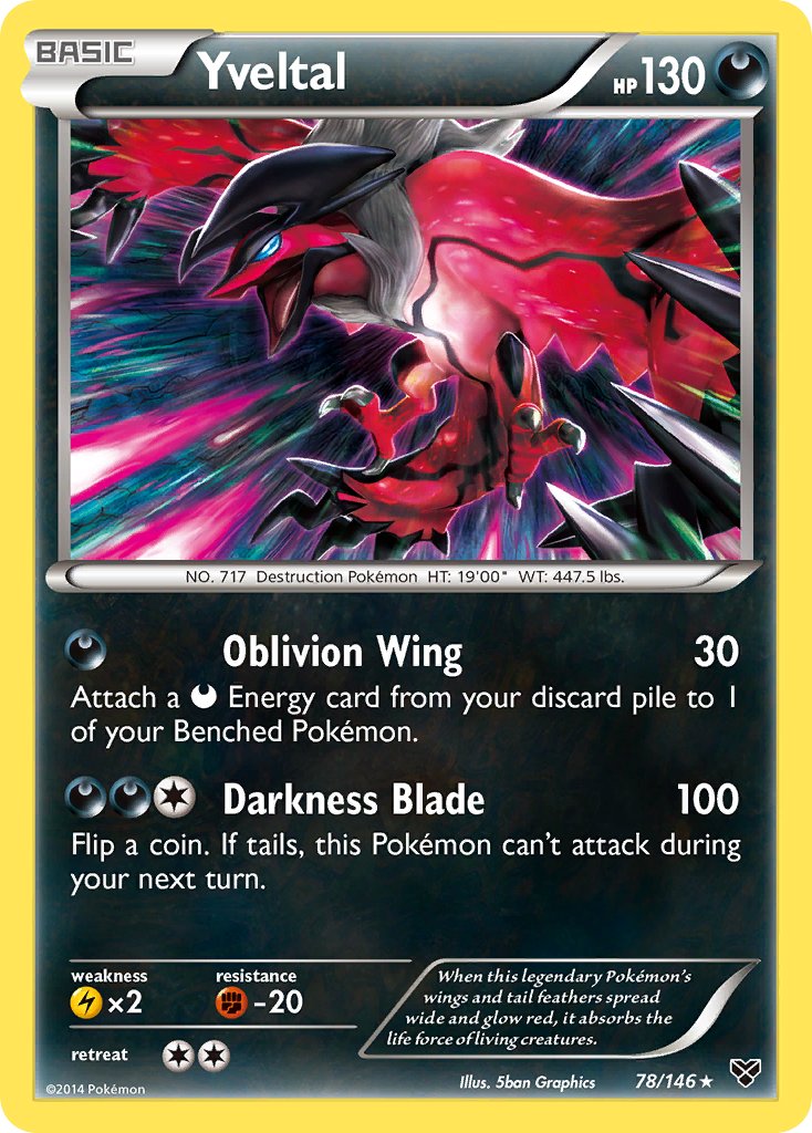 Yveltal (78/146) (Theme Deck Exclusive) [XY: Base Set] | The Gaming-Verse