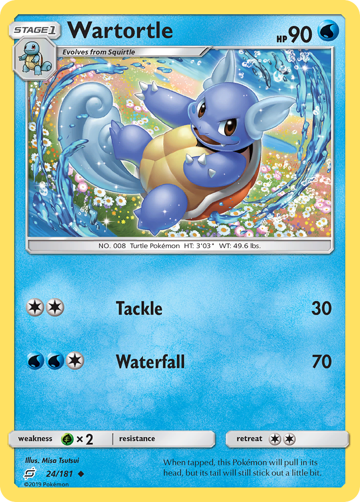 Wartortle (24/181) [Sun & Moon: Team Up] | The Gaming-Verse