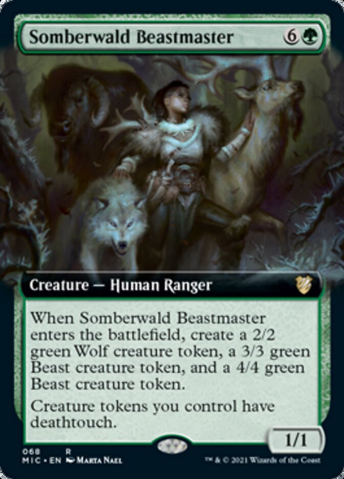 Somberwald Beastmaster (Extended) [Innistrad: Midnight Hunt Commander] | The Gaming-Verse