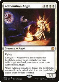 Admonition Angel [Zendikar Rising Commander] | The Gaming-Verse