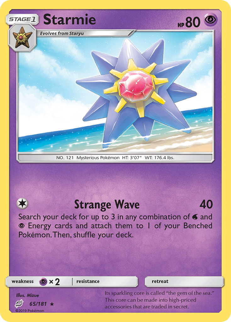 Starmie (65/181) [Sun & Moon: Team Up] | The Gaming-Verse