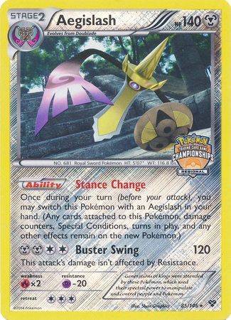 Aegislash (85/146) (Regional Championship Promo) [XY: Base Set] | The Gaming-Verse