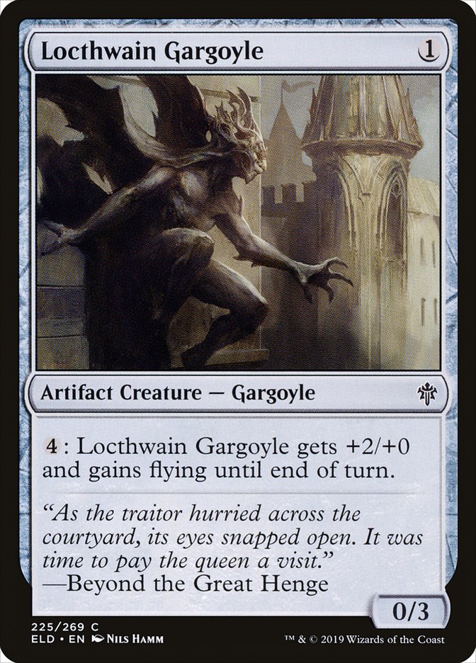 Locthwain Gargoyle [Throne of Eldraine] | The Gaming-Verse