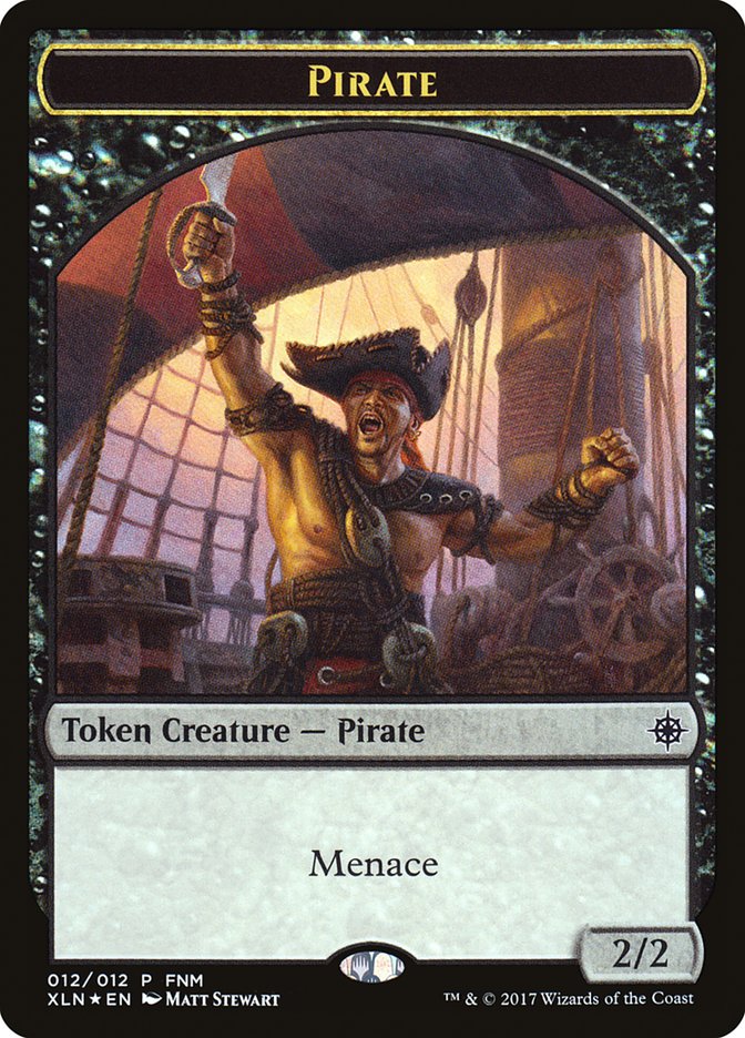 Pirate // Treasure (012) Token [Friday Night Magic 2017] | The Gaming-Verse