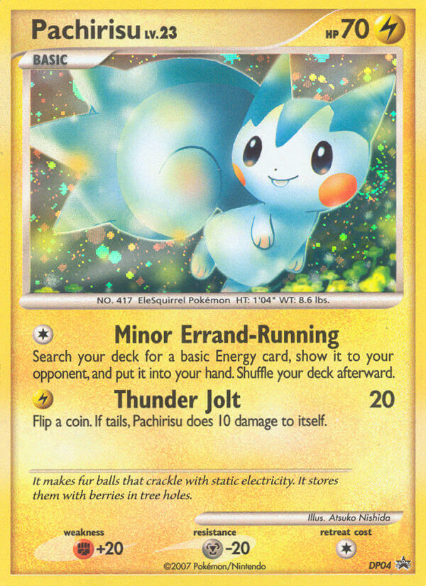 Pachirisu (DP04) [Diamond & Pearl: Black Star Promos] | The Gaming-Verse