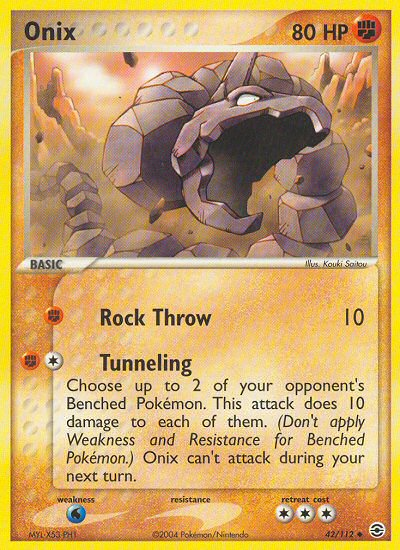 Onix (42/112) [EX: FireRed & LeafGreen] | The Gaming-Verse