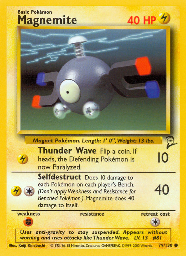 Magnemite (79/130) [Base Set 2] | The Gaming-Verse