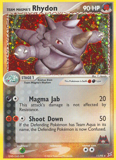 Team Magma's Rhydon (11/95) [EX: Team Magma vs Team Aqua] | The Gaming-Verse