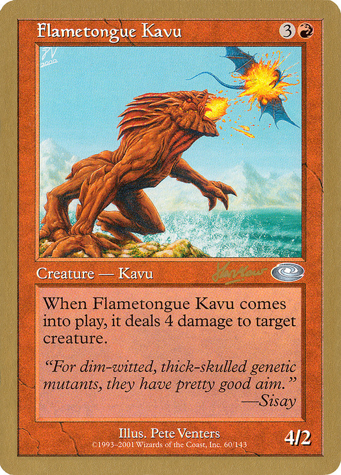 Flametongue Kavu (Sim Han How) [World Championship Decks 2002] | The Gaming-Verse