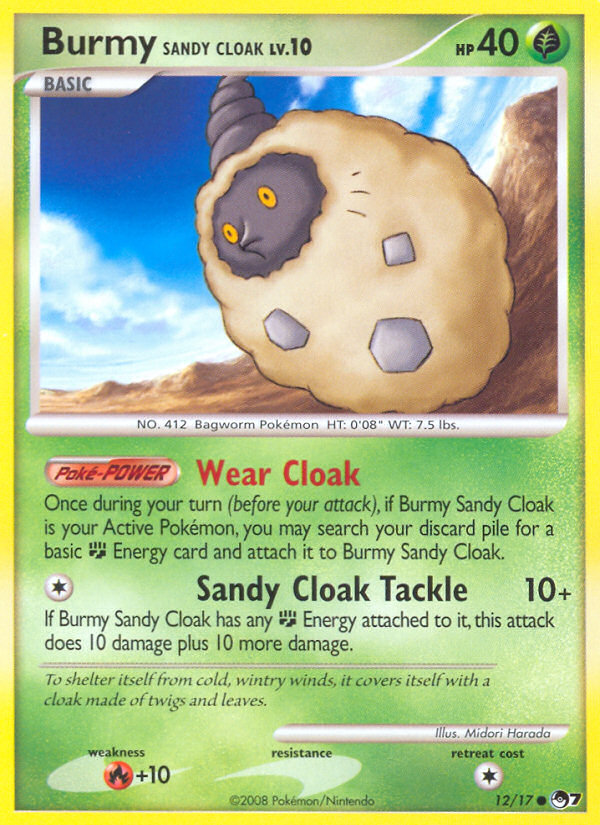 Burmy Sandy Cloak (12/17) [POP Series 7] | The Gaming-Verse