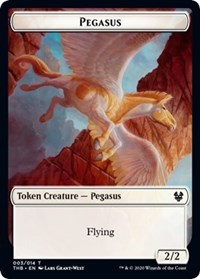 Pegasus // Wall Double-sided Token (Challenger 2021) [Unique and Miscellaneous Promos] | The Gaming-Verse