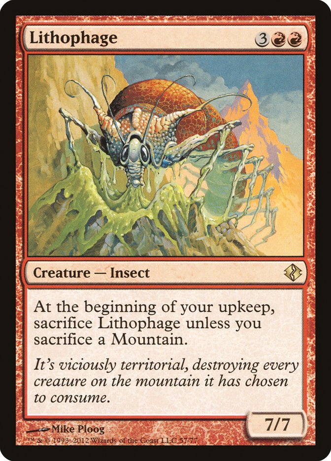 Lithophage [Duel Decks: Venser vs. Koth] | The Gaming-Verse