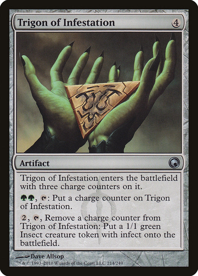 Trigon of Infestation [Scars of Mirrodin] | The Gaming-Verse