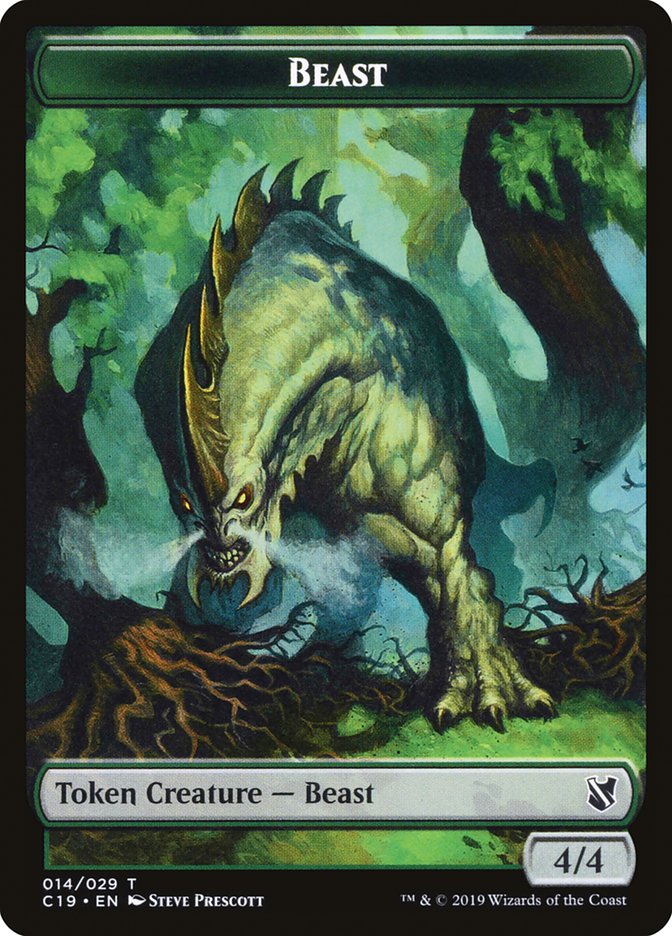 Beast (014/029) [Commander 2019 Tokens] | The Gaming-Verse