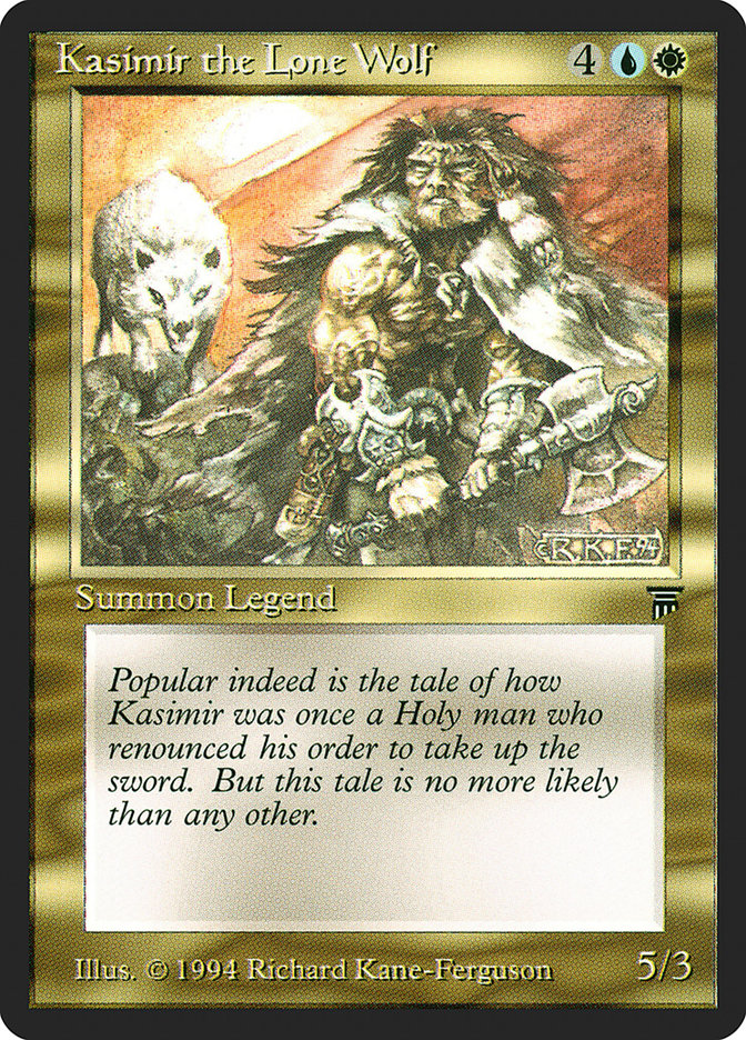 Kasimir the Lone Wolf [Legends] | The Gaming-Verse